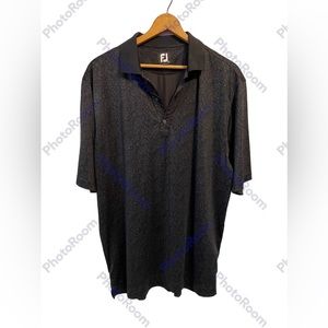Footjoy Golf Polo Shirt Paisley Print Men’s Size Large